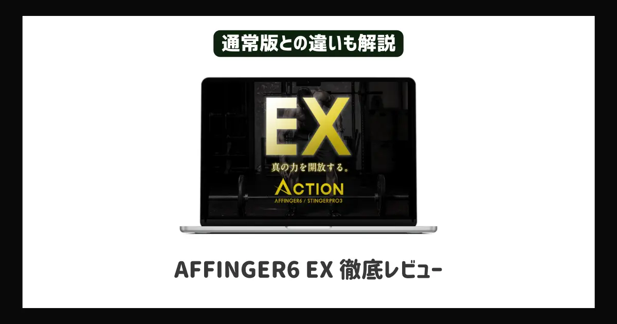 AFFINGER6 EXを徹底レビュー【通常版との違いも解説】