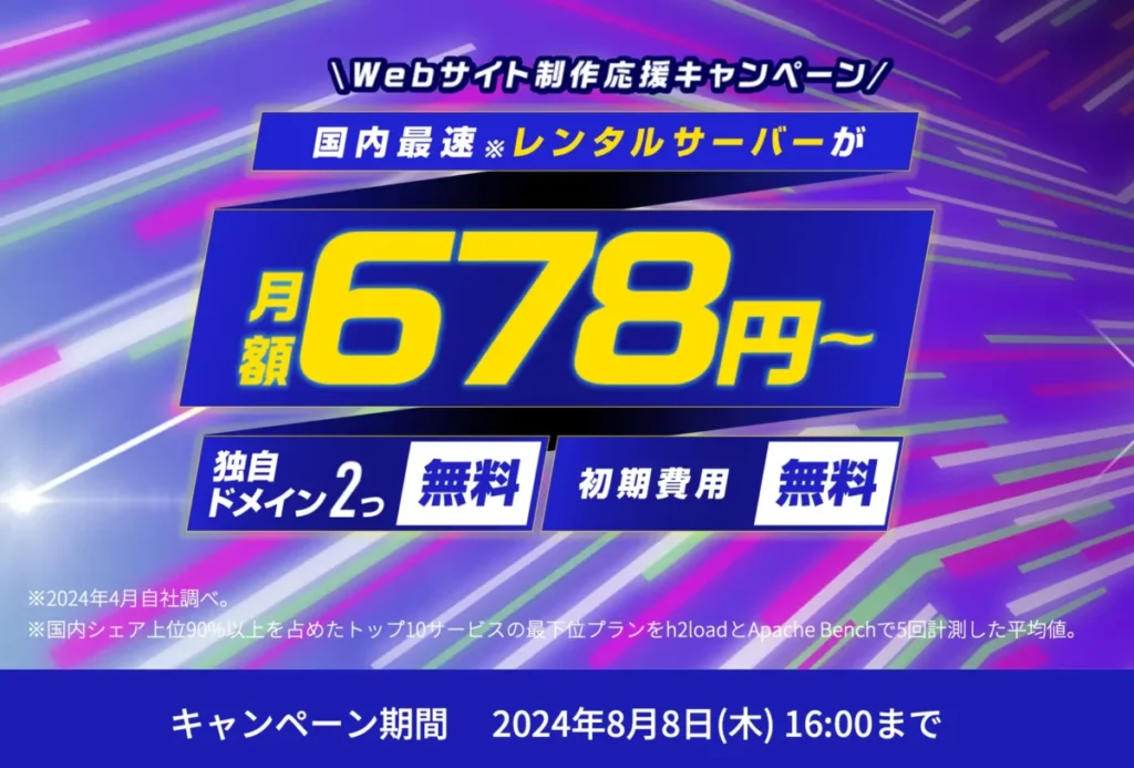 ConoHa WINGキャンペーン情報